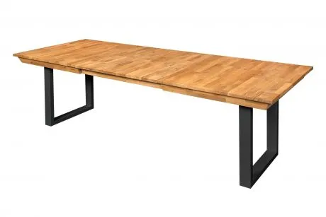 PADUA Stół rozkładany #1516 Dąb olejowany + metal 160-240x90 cm PADUA Stół rozkładany #1516 Dąb olejowany + metal 160-240x90 cm