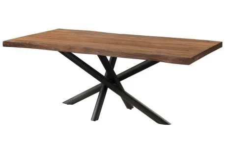 Stół Palisander 240x100 cm Szaro-Brązowy bejcowany / Nogi mikado antracyt mat FREEFORM 5 Stół Palisander 240x100 cm Szaro-Brązowy bejcowany / Nogi mikado antracyt mat FREEFORM 5