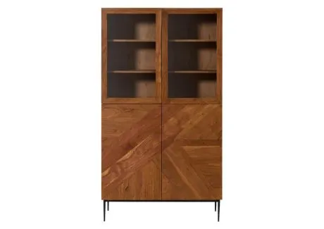 KARLSTAD Witryna #25 Akacja lakierowana 100x40x175 cm KARLSTAD Witryna #25 Akacja lakierowana 100x40x175 cm