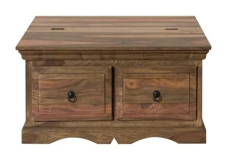 LEEDS Skrzynia / Ława #03 Palisander olejowany 90x90x45 cm